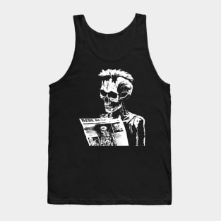 Skull news Tank Top